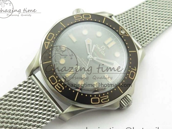 0524 Seamaster 300 “No Time to Die” Limited Edition ORF 1:1 Best Edition on SS Mesh Bracelet A8806 (Free Nato Strap) Durable 7866